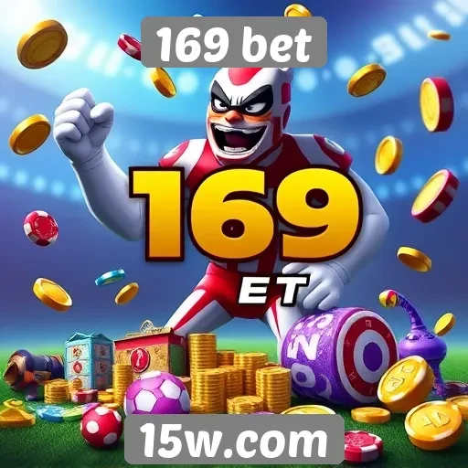 Variedade de jogos disponíveis na plataforma 169 bet